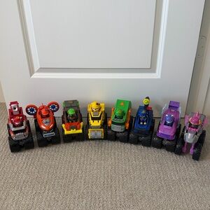 Paw Patrol Rescue Wheels - Complete Set w HTF Boomer & Roxi